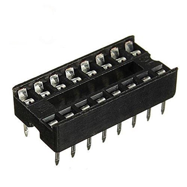 16 Pins IC 2X8 DIP 2.54mm Wide Integrated Circuit Sockets