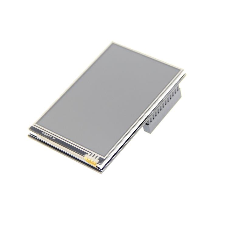 3.5 inch GPIO display with Touch Panel Support 125MHz SPI Input for Raspberry Pi