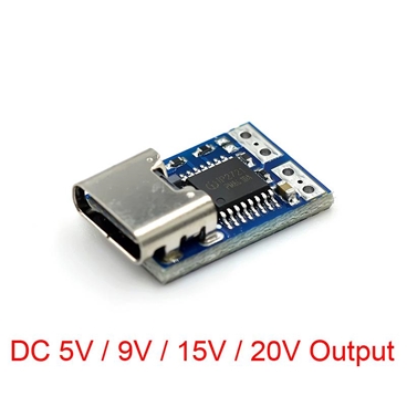 DC5V 9V 12V 15V and 20V USB-C PD Trigger Board Module