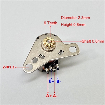 6mm Micro Mini DC 5V Ultra mini 2-phase 4-wire Stepper Motor