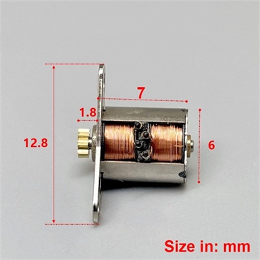6mm Micro Mini DC 5V Ultra mini 2-phase 4-wire Stepper Motor