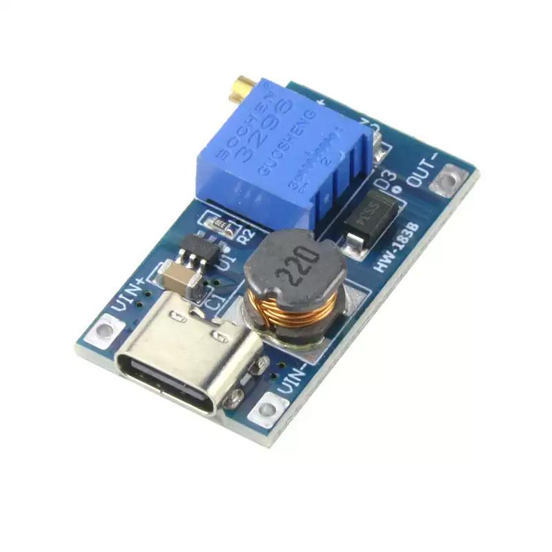 Type-C MT3608 DC-DC Adjustable Boost Module